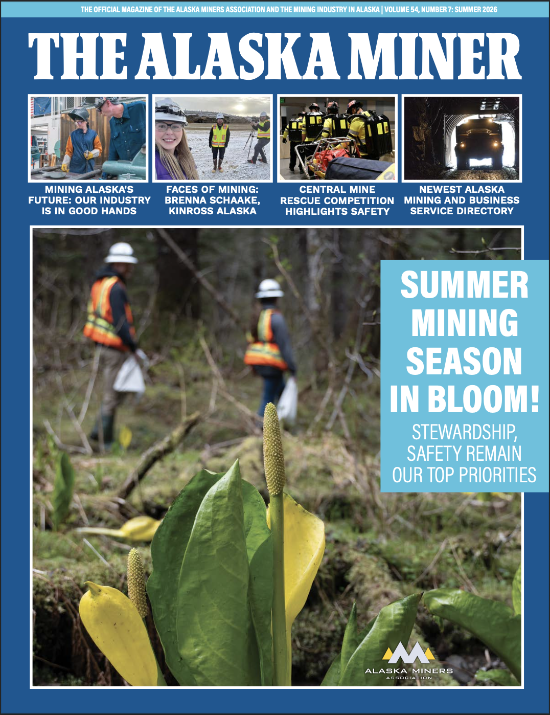 Alaska Miner Magazine Quarterly cover