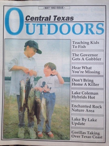 Vintage Central Texas Outdoors magazine cover
