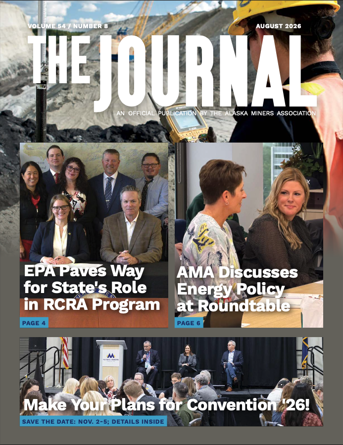 Alaska Miner Journal 8× per year cover